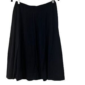 Junee Woman's Navy XL circle skirt casual fun flair party work classic